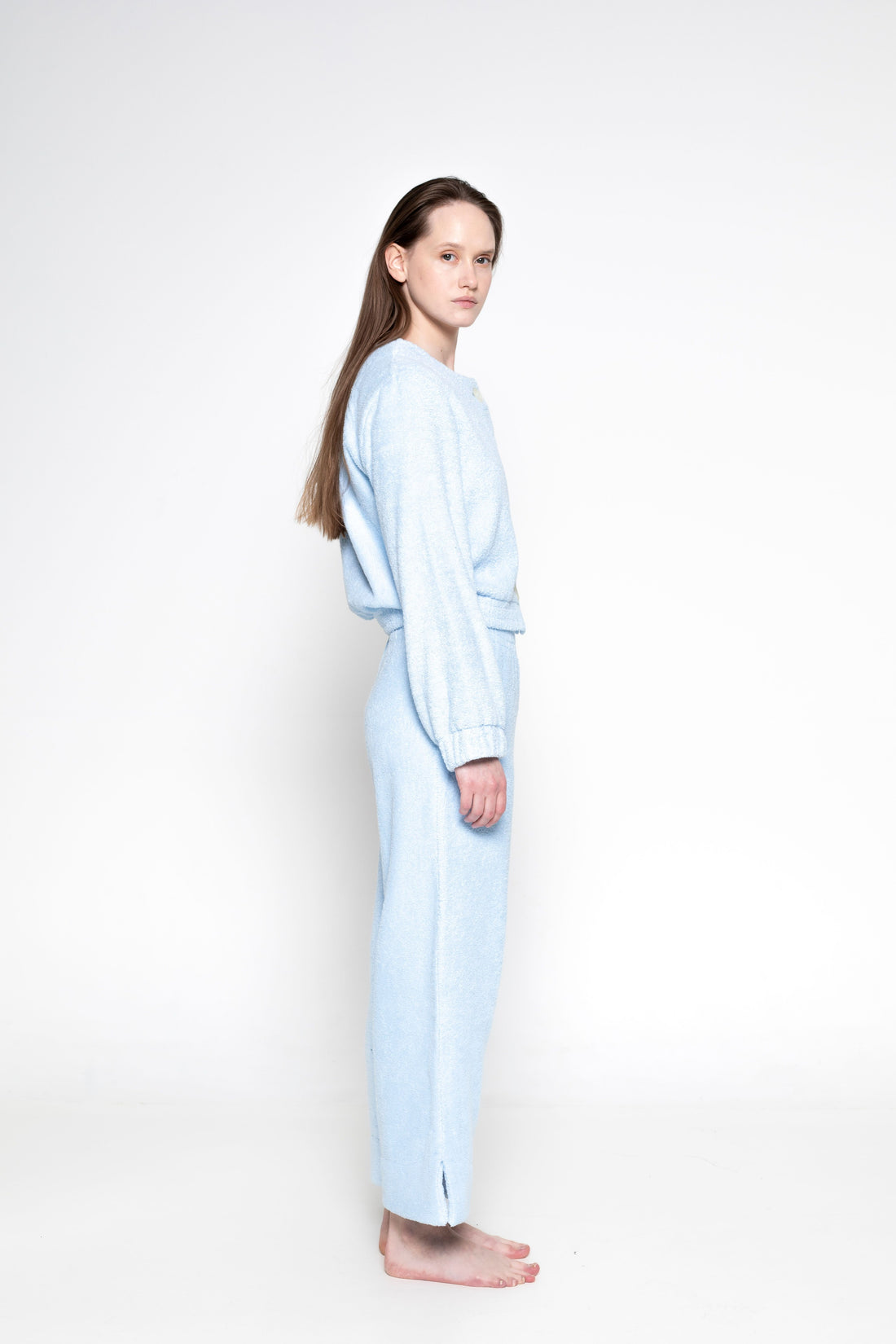 Blue Terry Towelling Set